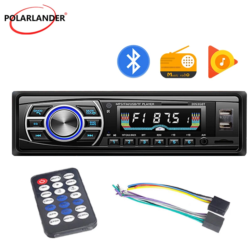 

Автомагнитола 1 Din, 12 В, Aux-in, Bluetooth, FM-радио, устройство чтения карт памяти USB/SD/MMC, Автомобильный MP3-плеер с цветным OLED дисплеем