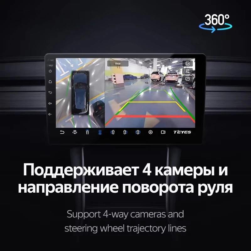 RELI1 TEYES 360 Degree Bird View Panorama System Camera for Toyota Volkswagen Hyundai Kia Renault Suzuki Honda Audi Lada Nissan view 3