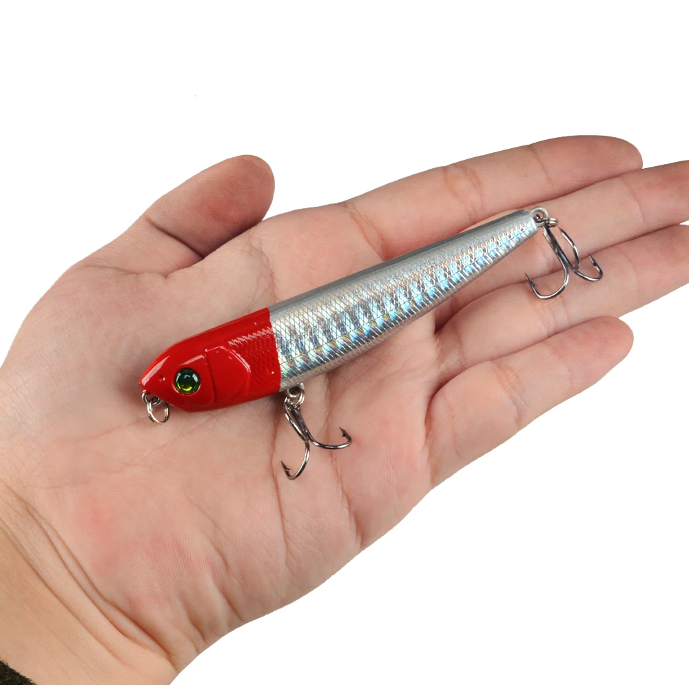 LINGYUE 1PCS Hard Pencil Fishing Lure Topwater Floating Isca Artificial Bait 90mm 10g Crankbait Wobbler Pesca For Pike Bass