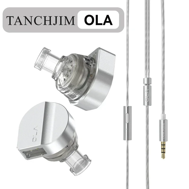 

TANCHJIM OLA HIFI Best Wired In Ear Earphone Dynamic Driver BASS Music monitor Headphone with 2pin 0.78mm Detachable Cable Mic