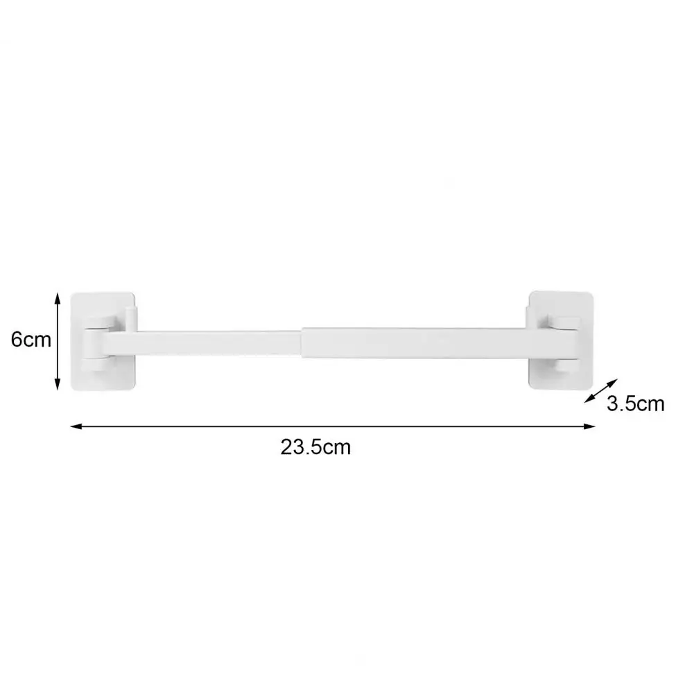 Rv Shower Corner Storage Rod Eco-friendly Rv Shower Accessory 2 Pcs Adjustable Rv Shower Corner Holder Rack for Bathroom