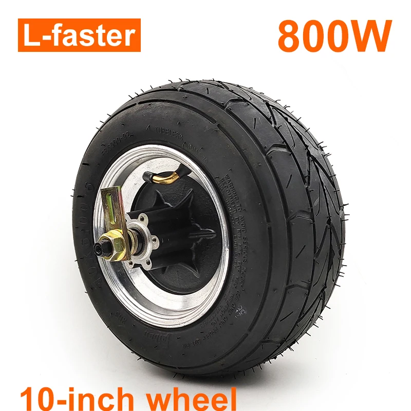 

48V 800W Citycoco Electric Scooter Hub 10x6.00-6 Thickened Anti-skid Tubeless Tire Accessory Motor Wheel