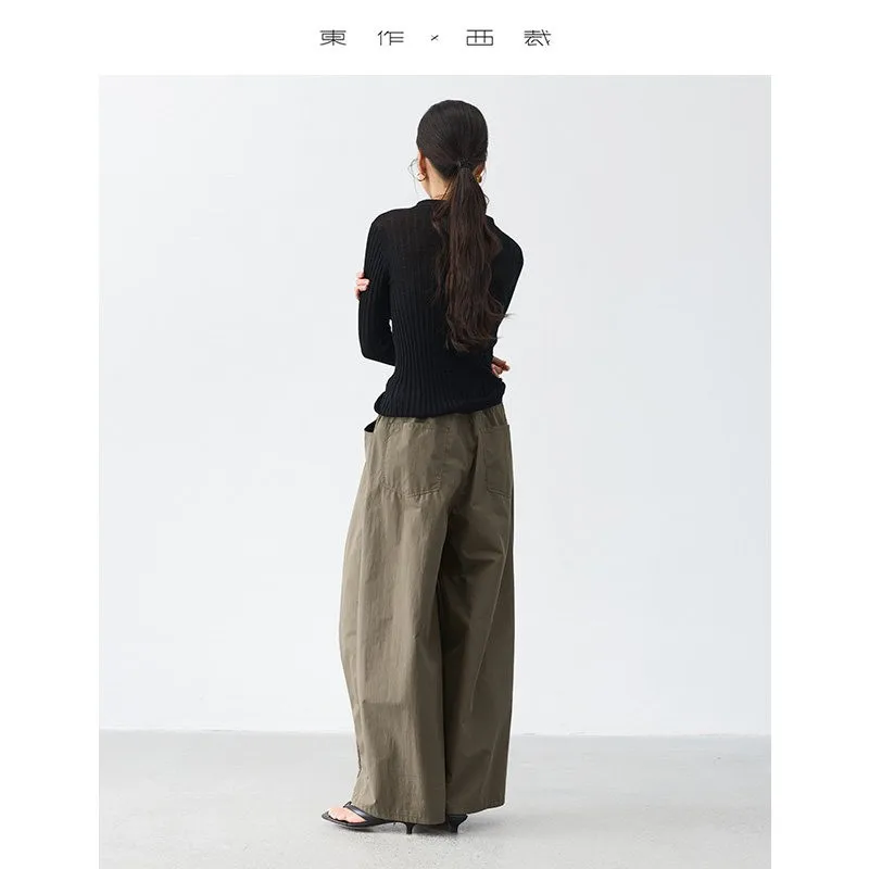 Relaxed and Casual~ Women's Balloon Pants, Loose Wide-Leg Casual Pants, Slimming Cotton Long Pants, Spring 2026 - Image 2
