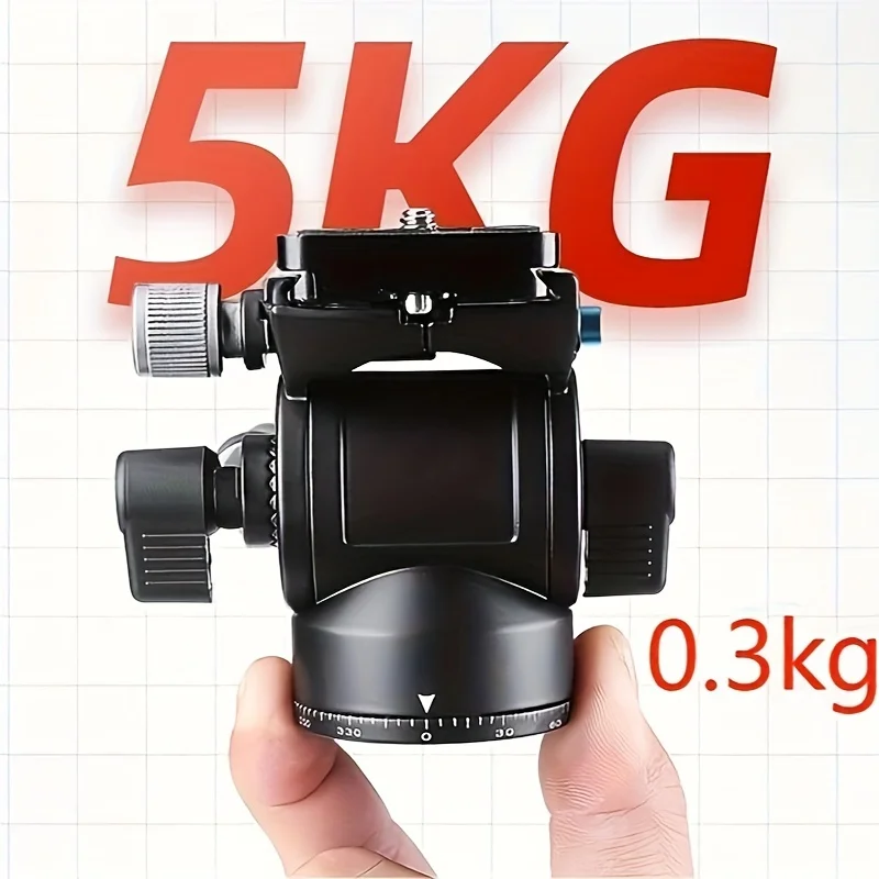 Lightweight Hydraulic Gimbal Tripod Accessory for Enhanced Camera Stabilization1pc Small Hydraulic Damping Gimbal