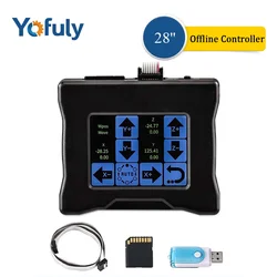 Yofuly CNC 28inch Touchscreen Offline Controller GRBL Offline Control with WiFi for 3018 Pro 3020 4550 Cutting Engraving Machine