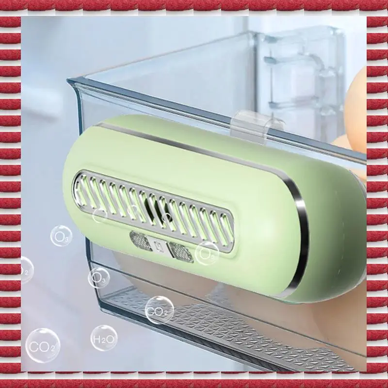 Refrigerator Deodorizer Safe Healthy Fridge Deodorizer Refrigerator Odor Eliminator Keep Food Freshs White Easy Install