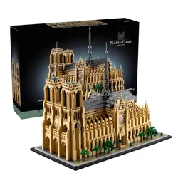 2024 Nuovo 21061 Architettura Notre Dame de Paris Modello Building Blocks StreetView Mattoni Giocattoli Per Adulti Kid Arte Decorazione Della Casa Regalo