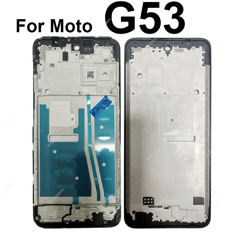 Front Screen Frame For Motorola MOTO G22 G32 G42 G52 G62 G72 G82 G53 G73 G13 G23 LCD Frame Cover Case Bezel Parts