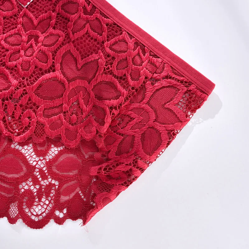 Dámské kalhotky s vysokým pasem, sexy spodní prádlo, duté kalhotky, pohodlné spodní prádlo, 1XL-4XL, plus size, 80-140 kg - náhled 2