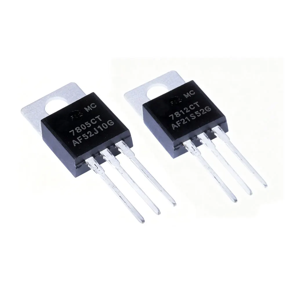 5PCS MC7805CT 7806 7808 7809 7812 7815 7818 7824 MC7905CT 7906 7908 7912 7915 7918 7924 TO-220 three-terminal voltage regulator
