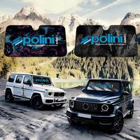 P-Polini Italy Scooter Race Personalized Windshield Sunshade Car Cover Sun Shade Auto Sun Visor Car-covers Car Solar Protection