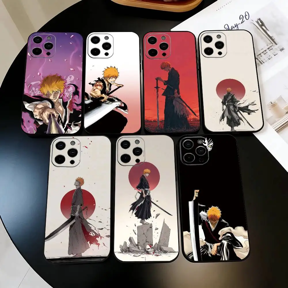 

BLEACH Ichigo Kurosaki Phone Case Silicone Soft For IPhone 17 16 15 14 13 12 11 X XR Plus Pro Max Plus