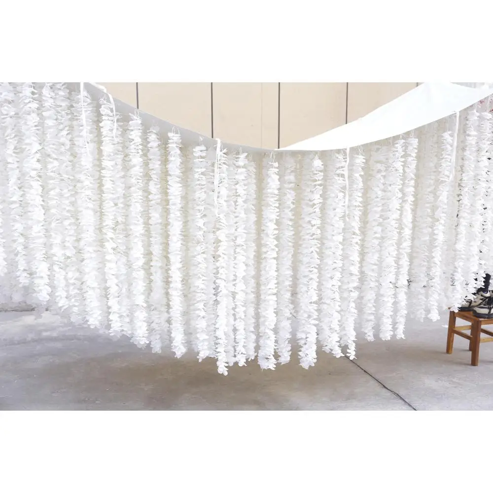 FSDKX Wholesale Promise for Christmas Wedding Decoration Artificial Red Rose and Lotus Silk Table Runners Flower Runner - view 4