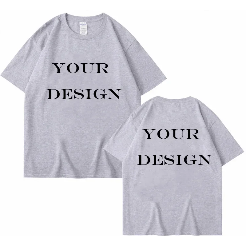 للجنسين القطن التي شيرت مخصص مطبوعة أزياء تي شيرت Harajuku أعلى DIY كما هوك الصورة أو شعار تي شيرت أزياء مخصصة أعلى