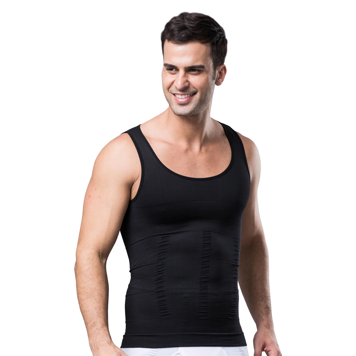 

Men Body Shaper Slimming Compression Vest Undershirt Seamless Waist Trainer Tank Top Belly Control Weight Loss Shapewear