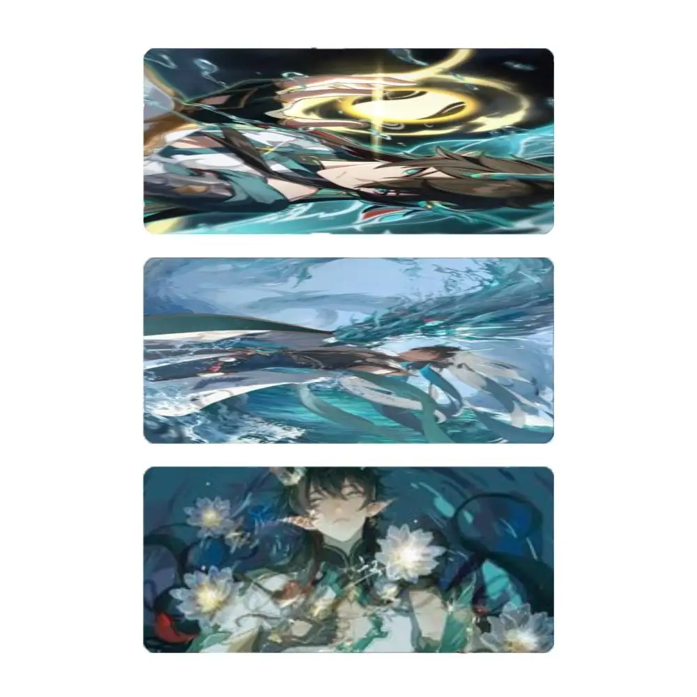 game futuristic H-Honkai Star Rail Mouse Pad Mousepad Large Gaming LockEdge Thickened PC Table Desk Mat