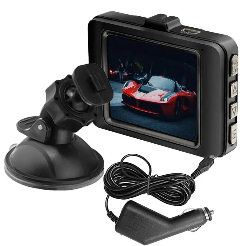 Dash Cam Front 1080p Fhd Automobile Data Recorder Loop Recording Suction Cup Car Dash Cam For G-sensor Night Vision Mode 32GB