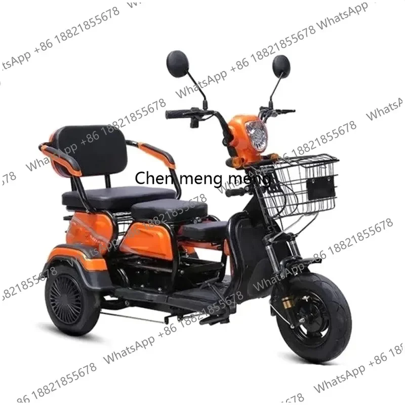 A61 High Quality Electric Adult Tricycle Seat Trike in Stock 50km/h 3 Wheel 2 60V 600W Moto 3 Ruedas 3wheel Motorcycle Adult