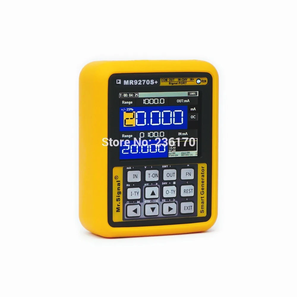 Generador de Señal MR9270S + HART 4-20MA, Calibrador de Voltaje y Corriente, Transmisor de Presión, Termopar PT100, Registrador de Frecuencia