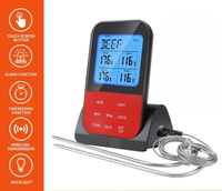Wireless Waterproof Digital Cooking Meat Food Thermometer Kitchen Oven Food Grilling Smoker Probe BBQ Temperature Alarm Timer