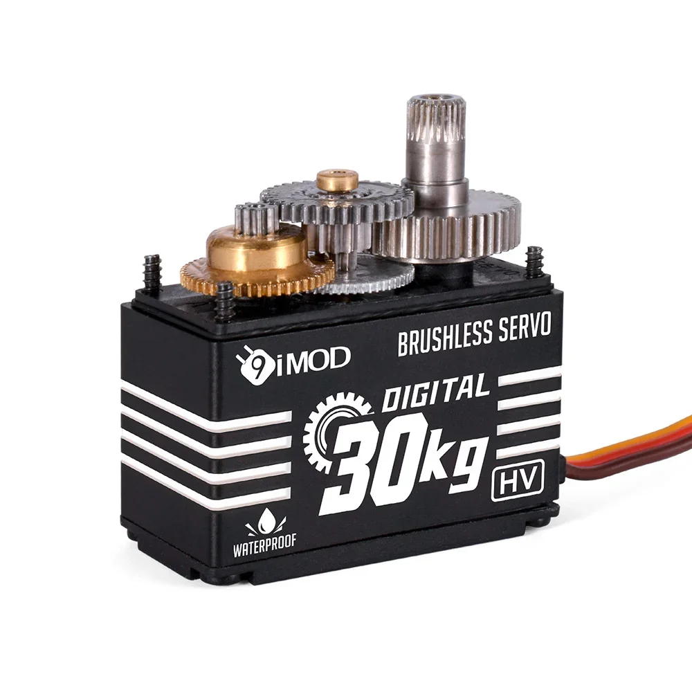 

20-40KG Brushless Digital Servo - Waterproof Metal Gear HV High Torque for RC Car/Truck/Boat/Robot - Aluminum Case