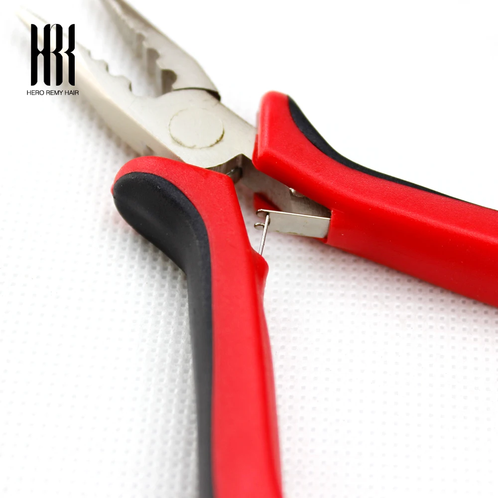 Alicate de extensão de cabelo, ferramentas de 3 furos, alicate para micro anéis/links, extensões de cabelo de penas, cápsula, remoção de pinças