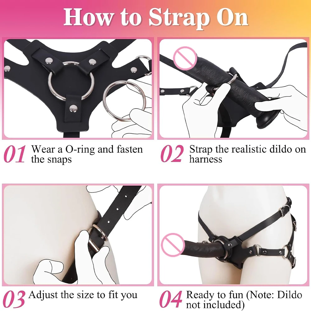 حزام على قضبان اصطناعية السراويل لسخير المثليات BDSM كس السراويل الشرجية واقعية لعبة الجنس مع حلقات للنساء المثيرة ديك الجنس لعب #5