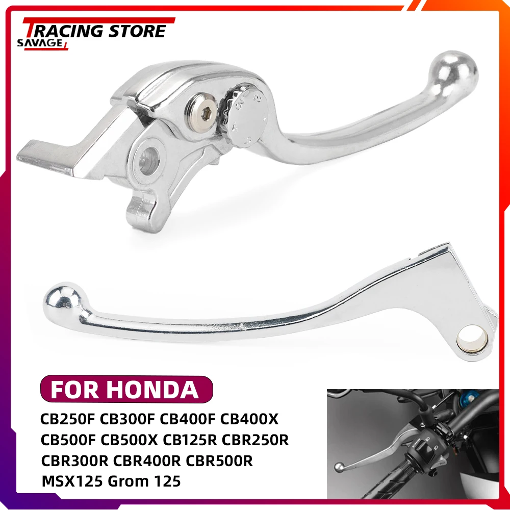 Brake Clutch Handle Lever For Honda CB250F CB300F CB400F CB400X   CB500F CB500X CB125R CBR250R CBR300R CBR400R CBR500R  MSX125