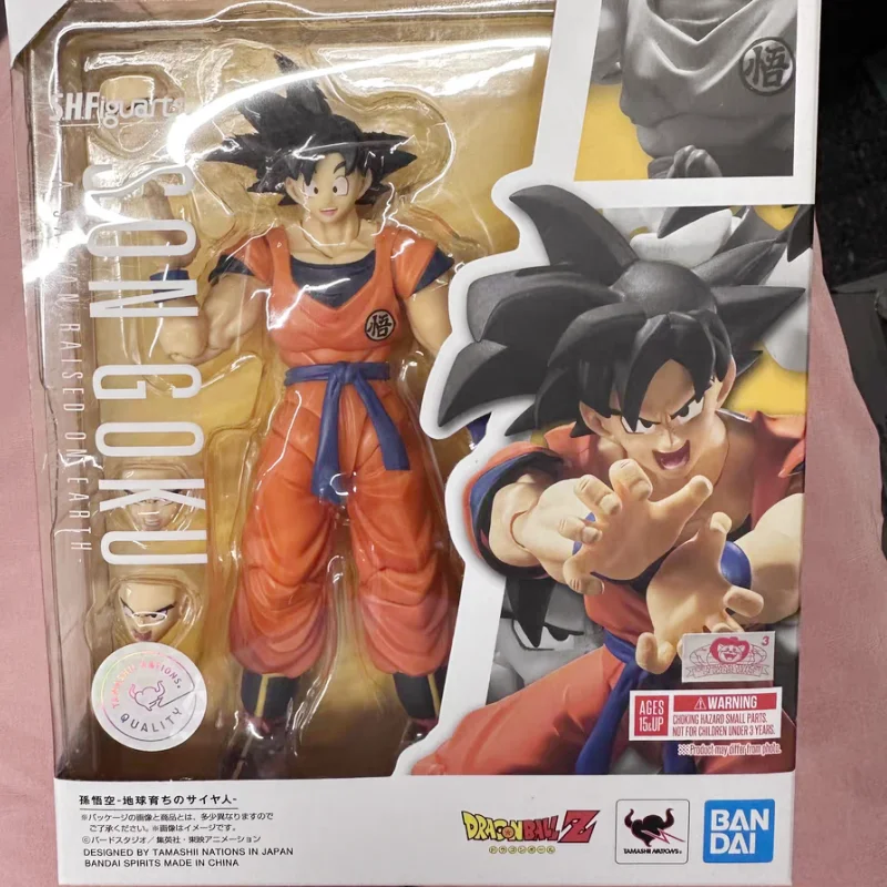 

Bandai S.h.figuarts Shf Dragon Ball Z Son Goku Raised On Earth Action Figure Collectible Model Toy Gift