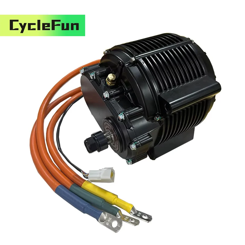 

QS165 60H 10KW V3 PMSM двигатель со средним приводом и коробкой передач 1:2,37 со звездочкой, версия Холла для электрического скутера, преобразования мотоцикла