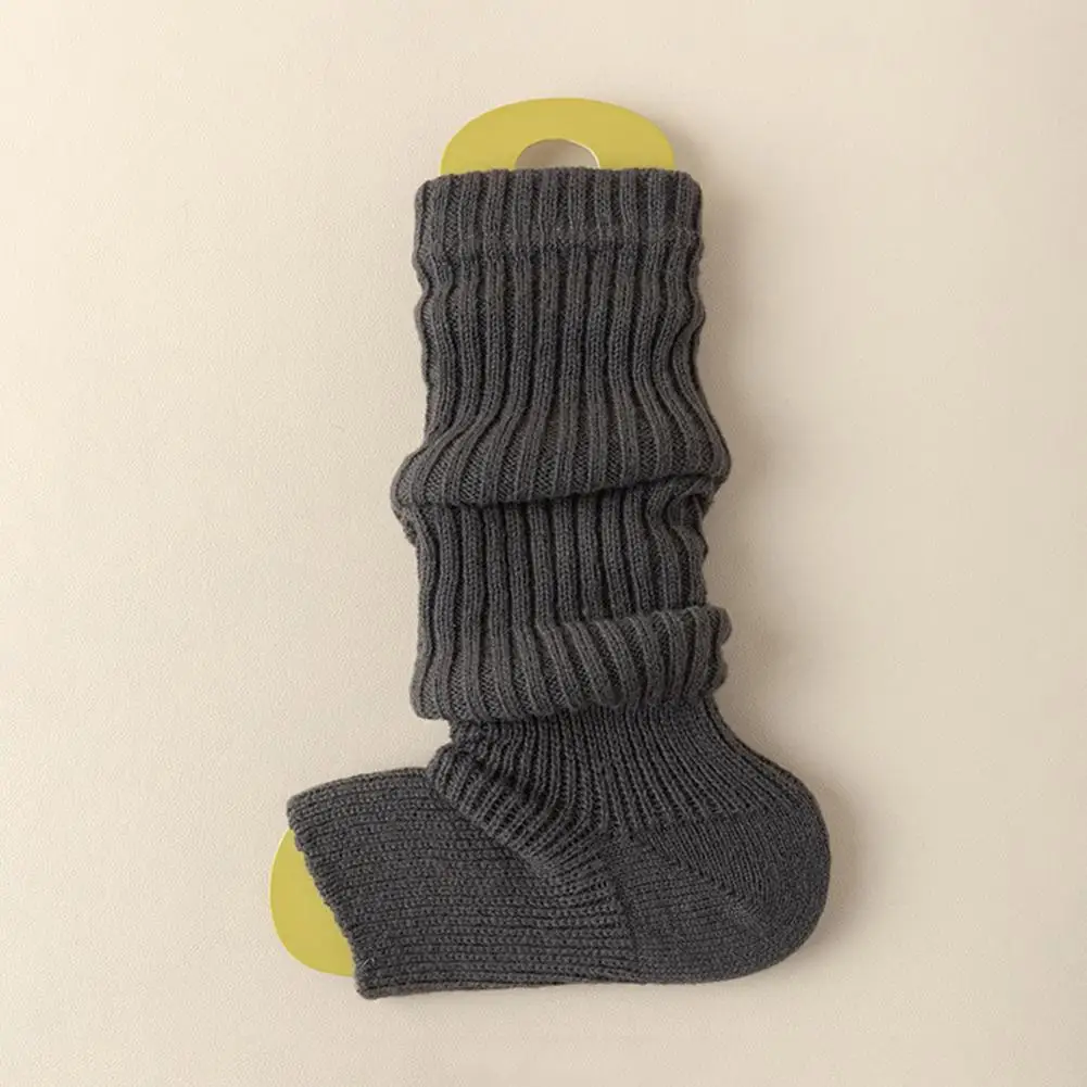 Calcetines de tubo resistentes a la deformación para mujer, medias de estilo japonés a rayas de media pantorrilla con alta elasticidad, antideslizantes