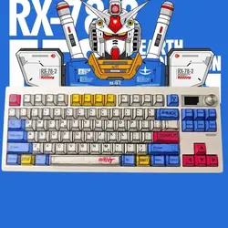 Gundam Manga Factory Height Pbt Heat Sublimation Keycap Anime Periphery Classic Mixed Light Comic Mechanical Keyboard KeycapGift