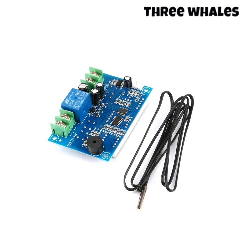 Intelligent Digital Display Thermostat Temperature Controller With NTC Sensor W1401 12V XH-W1401
