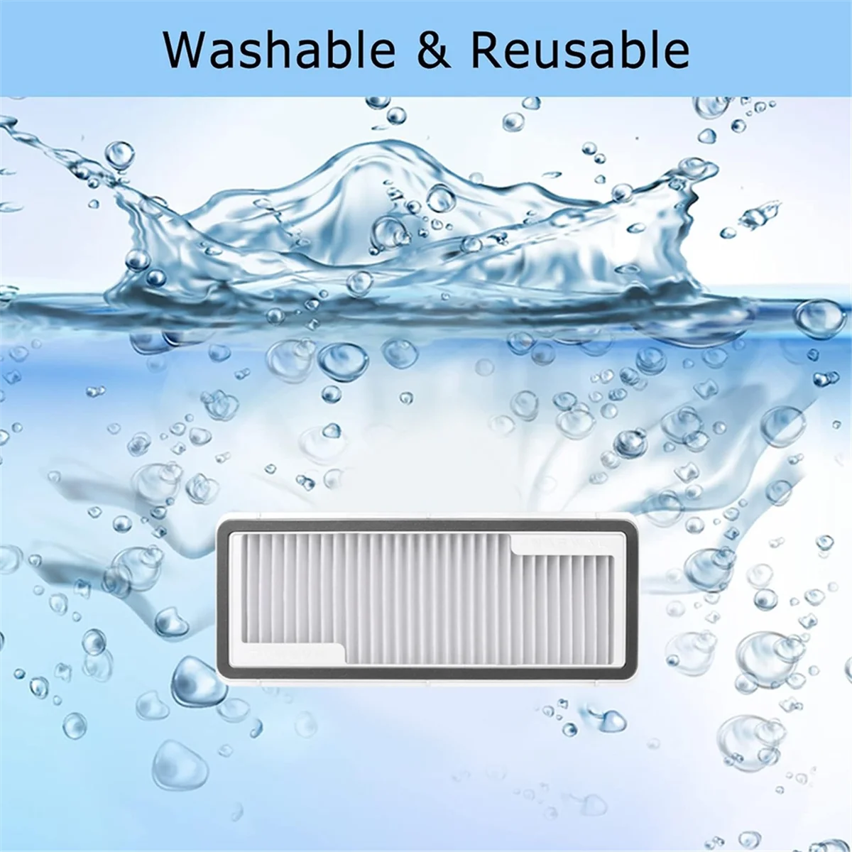 Filtro lavable A62K 8 Uds para aspiradoras Robot J4 / J4 Lite accesorios filtro HEPA pieza de repuesto