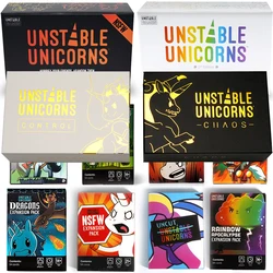 Scheda unicorni fragili espansione per feste in famiglia inglese versione base di giochi da tavolo classici