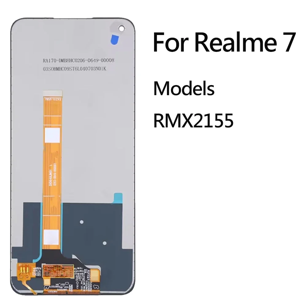 IPS For Realme 6 6S 7 4G LCD Display Touch Screen Assembly Digitizer Replacement Parts For Realme Narzo 20 Pro Narzo 30 4G LCD