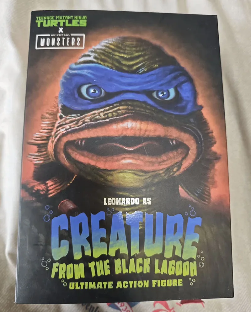 

NECA 54301 Universal Monsters Figure Teenage Mutant Ninja Turtle Leonardo as the Creature Action Figuras 7-Inch Model Anime TMNT