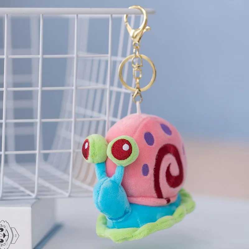 Oryginalny wisiorek SpongeBob Kanciastoporty Pluszowa Zabawka Gary Patrick Star Squidward Tentacles Torba Plecak Brelok Lalka Prezent Urodzinowy