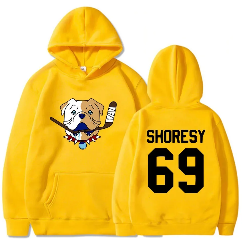 Shoresy69 Sudbury Blueberry Bulldogs Hoodies Men Streetwear Long Sleeve Casual Women Sweatshirts Cartoon Graphic Clothes Hoodie