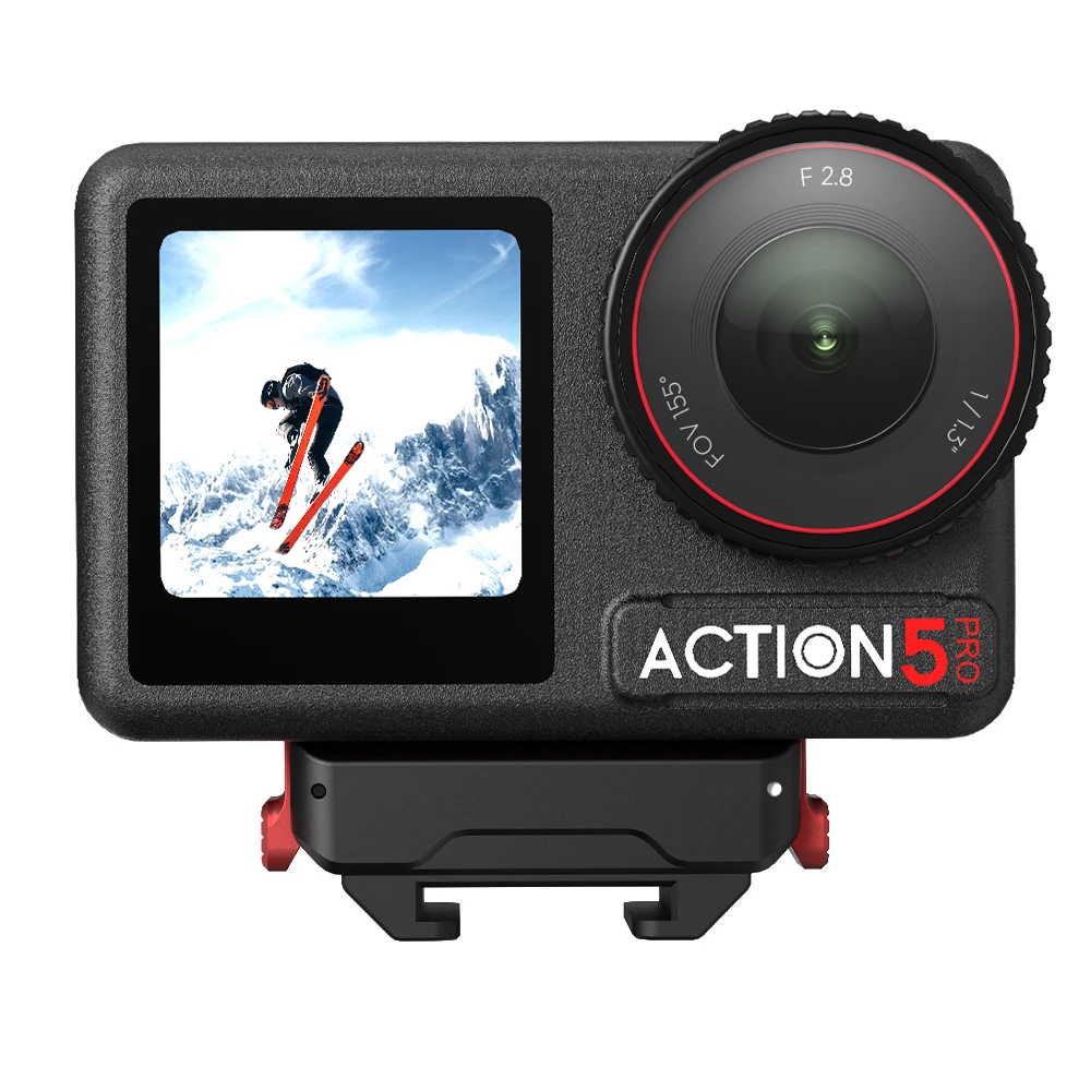 Flymile adaptador de montaje magnético para DJI Osmo Action3/4/5 Pro, Conector de soporte de extensión de liberación rápida, accesorios de cámara deportiva