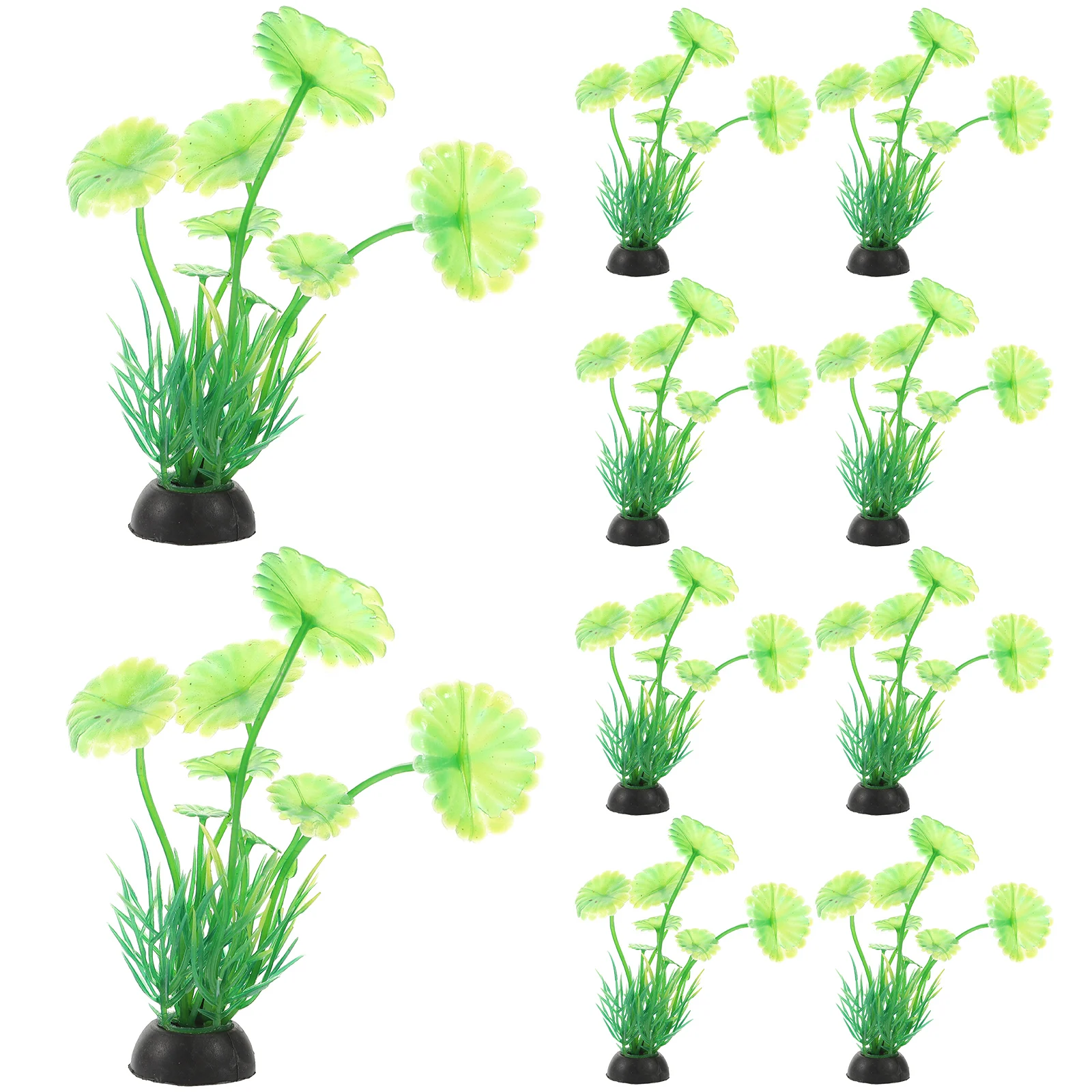 

10pcs Aquarium Plant Decorative Landscape Grass Natural DIY Plastic Plants for Fish Tank Underwater Home Pet DecorAquarium