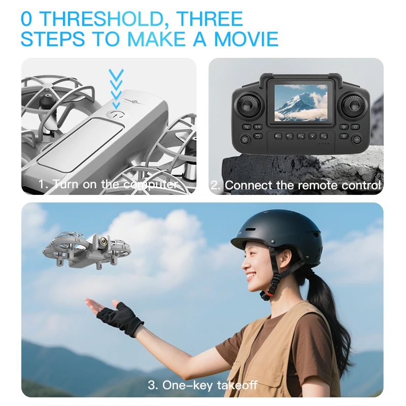 スクリーン付きRCドローン プロ仕様 4Kカメラ 空撮ライト 2.4G 4CH RCクアッドコプター ラジコンヘリコプター 飛行機 おもちゃ 子供向け
