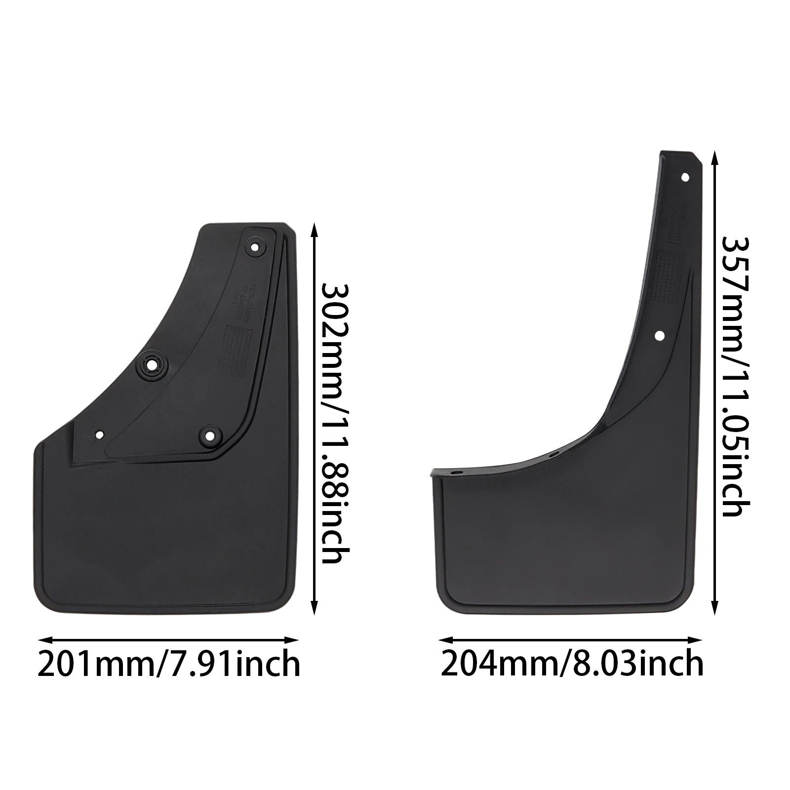 4X Car Mudguards Mud Flaps For Suzuki Jimny Sierra JB64 JB74 2019 2020 2021 Splash Guards Fender Mudflaps Front Rear Car Styling