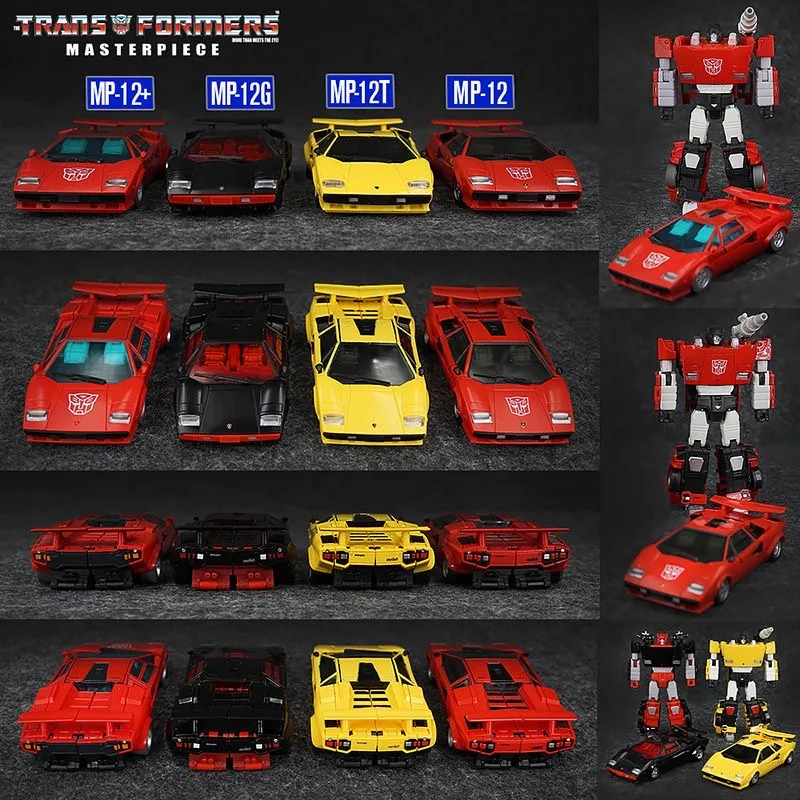 Takara Tomy Transformers Toys MP-12 Lambor Sideswipe Tiger Track Action Figures Transformer Robot Transformers Figures Toys 18cm