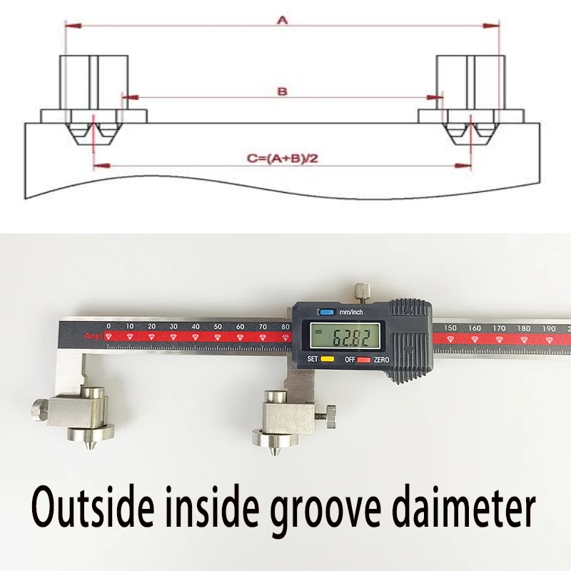 RTJ شفة حلقة لإحكام الإغلاق طوقا الأخدود الرقمي الورنية الفرجار الكرة عرض API 6A 23 درجة مشتركة BX B R FF RF MF RJ دائرة verno #3