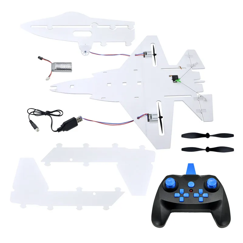 

J31 Remote Control Airplane Foam Fixed Wing Dual Motor Auto Balance Diy Entry Level Outdoor Flying Hobby For Adult Beginners