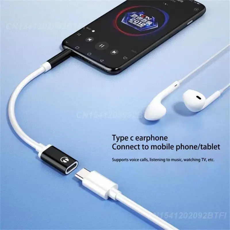 5/10/20PCS Headphone Auxiliary Cable Converter Universal Connection Stylish Design Enhanced Sound Quality Converter