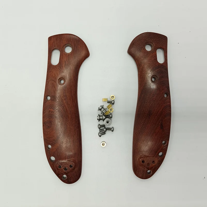 6 Patterns Natural Solid Wood Grip Handle Scales For Genuine Benchmade Griptilian 551 Knife DIY Making Accessories Parts