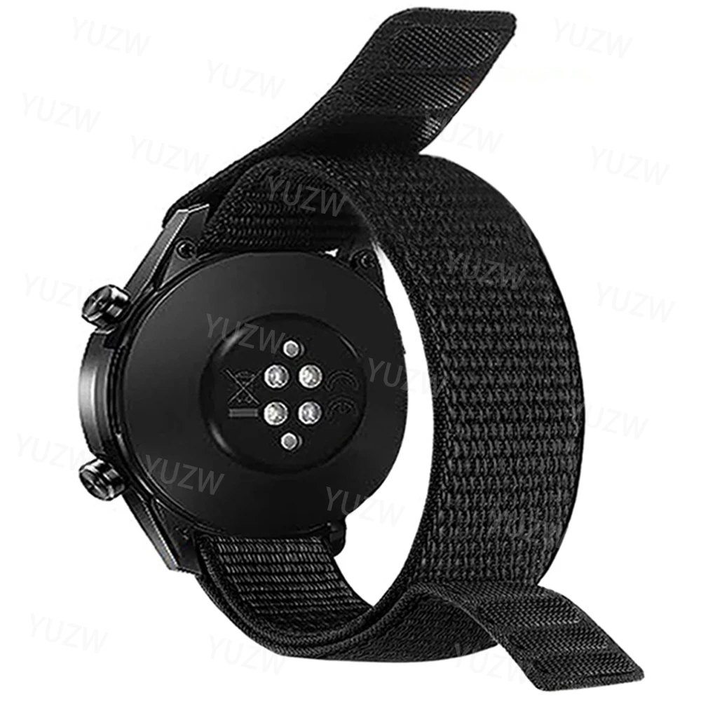 Cinturino in nylon con anello da 26mm 22mm per Garmin EPIX Pro/Fenix 8 E 7 7X 6 5 Orologio Quickfit ultraleggero Basnd per Forerunner 965 Instinct 3