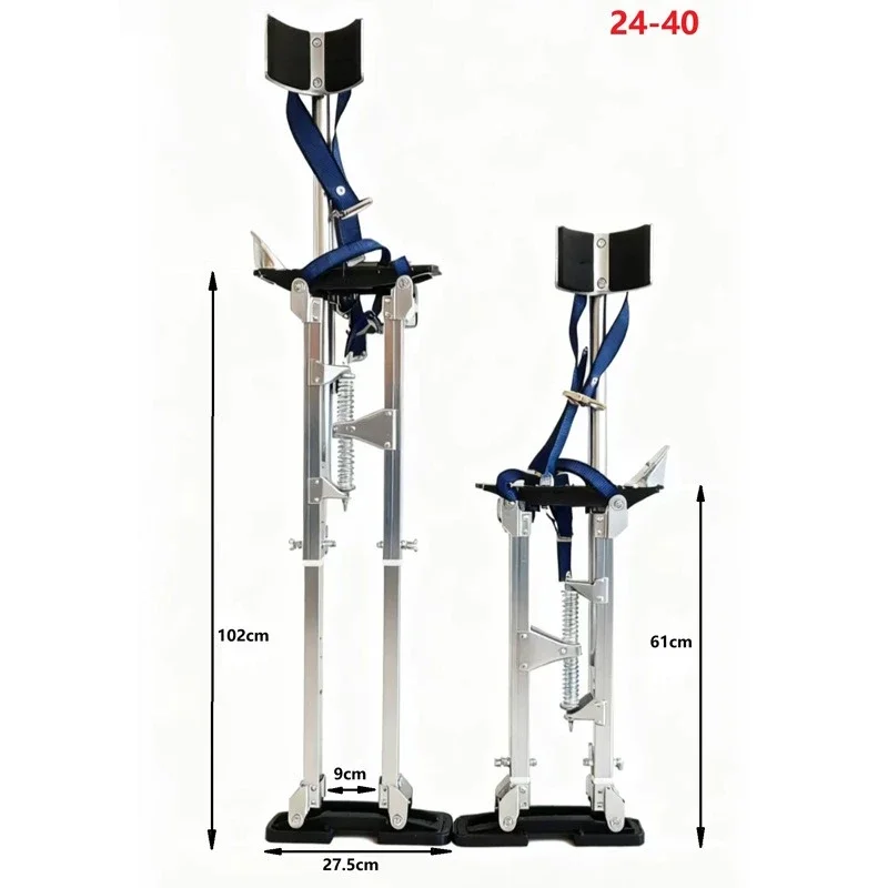 Mobile aluminum alloy retractable stool, lifting and climbing indoor walking ladder, fruit picking multi-functional machine